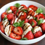 Balsamic Strawberry Caprese: A Refreshing Summer Delight