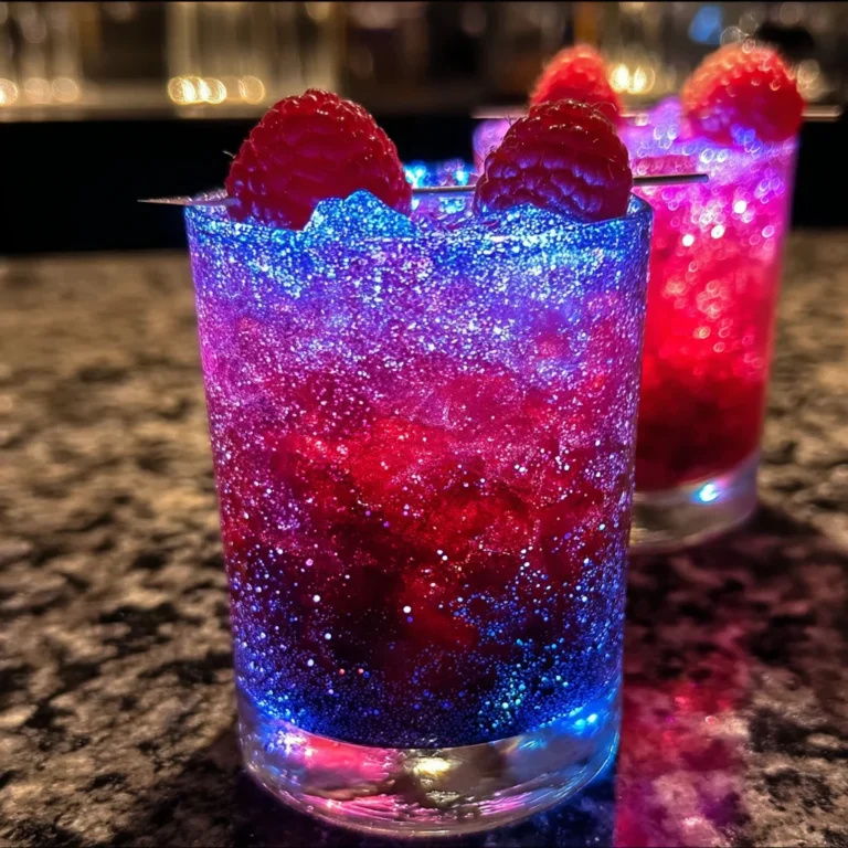 Raspberry Stardust Shots