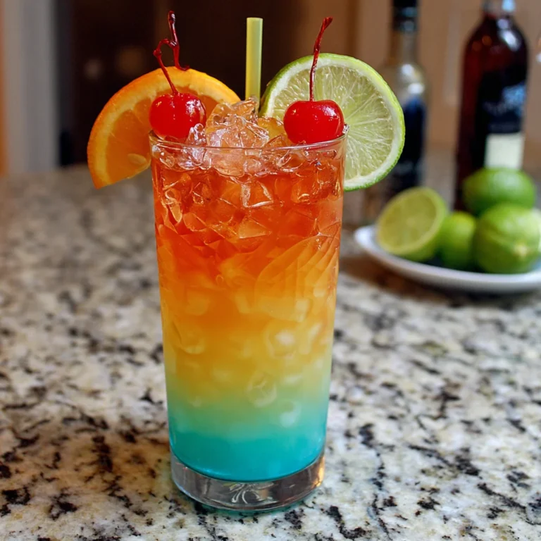 Tropical rum punch