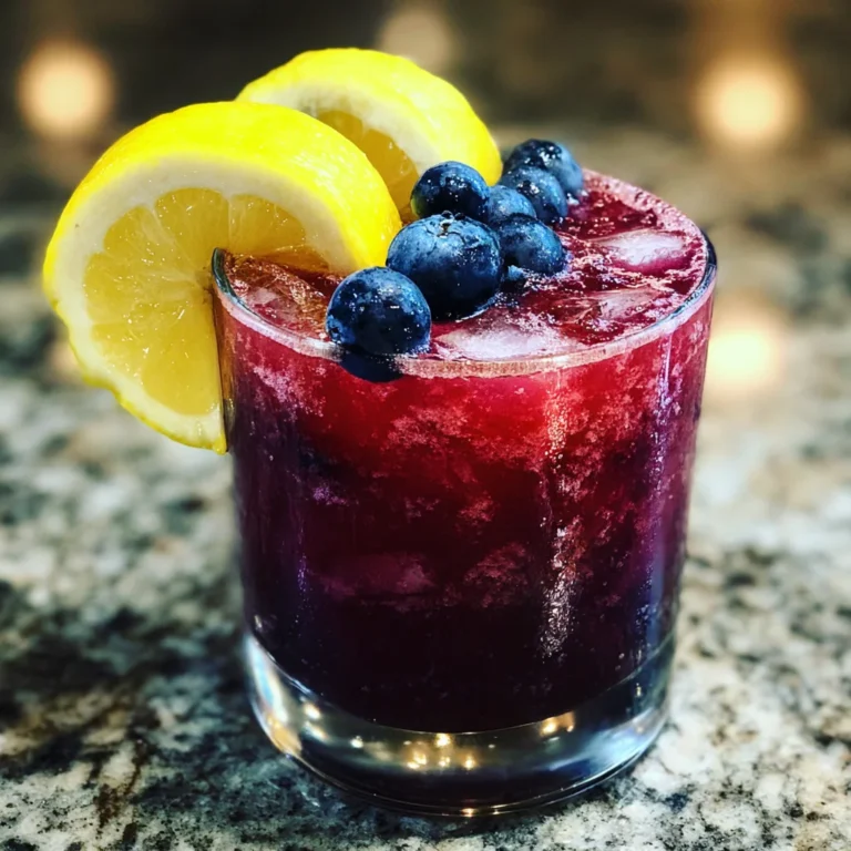 Blueberry Vodka Lemonade Slush