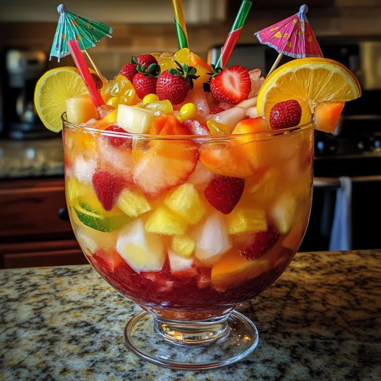 Beach Bucket Booze Punch