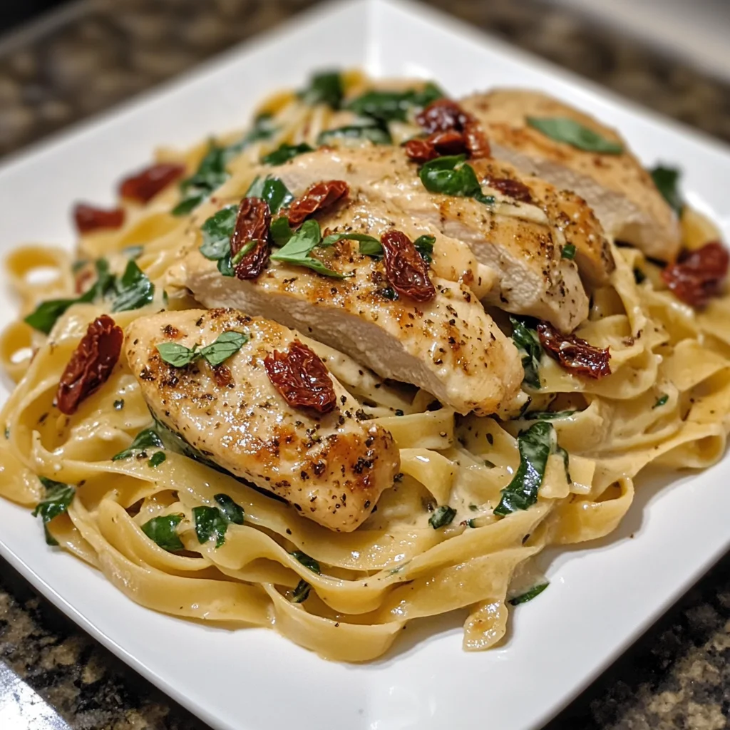 Creamy Tuscan Chicken Pasta