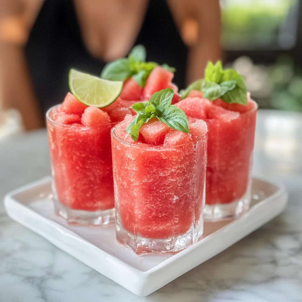 Watermelon Slushie Recipe