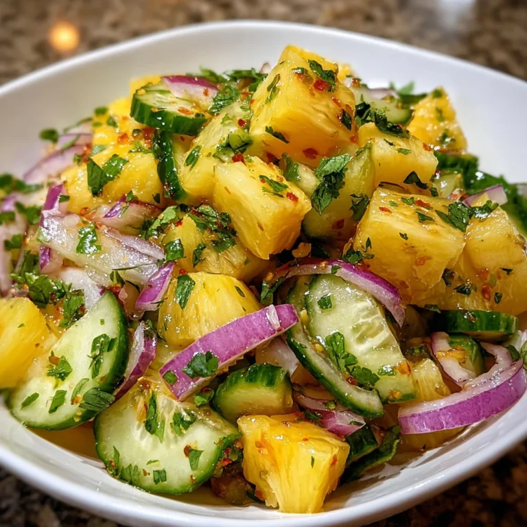 Pineapple Cucumber Salad
