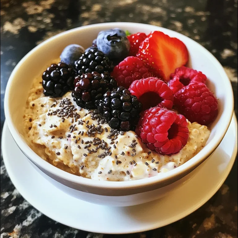 Overnight Oats with Fresh Berries