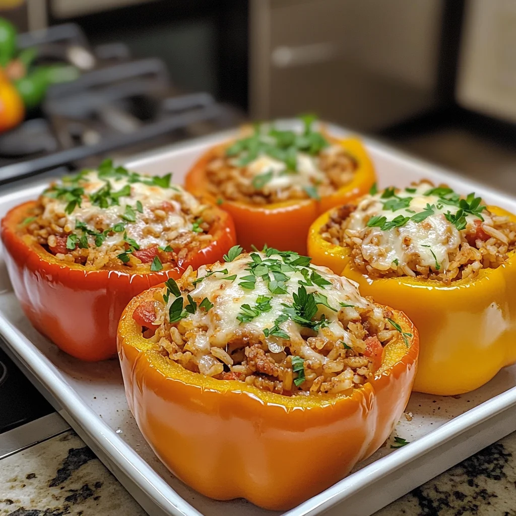 Turkey Stuffed Peppers