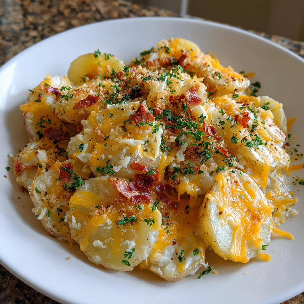 Crockpot Cheesy Potato Casserole