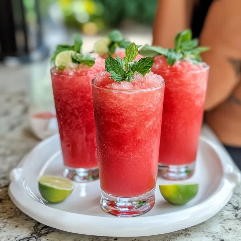 Watermelon Slushie Recipe