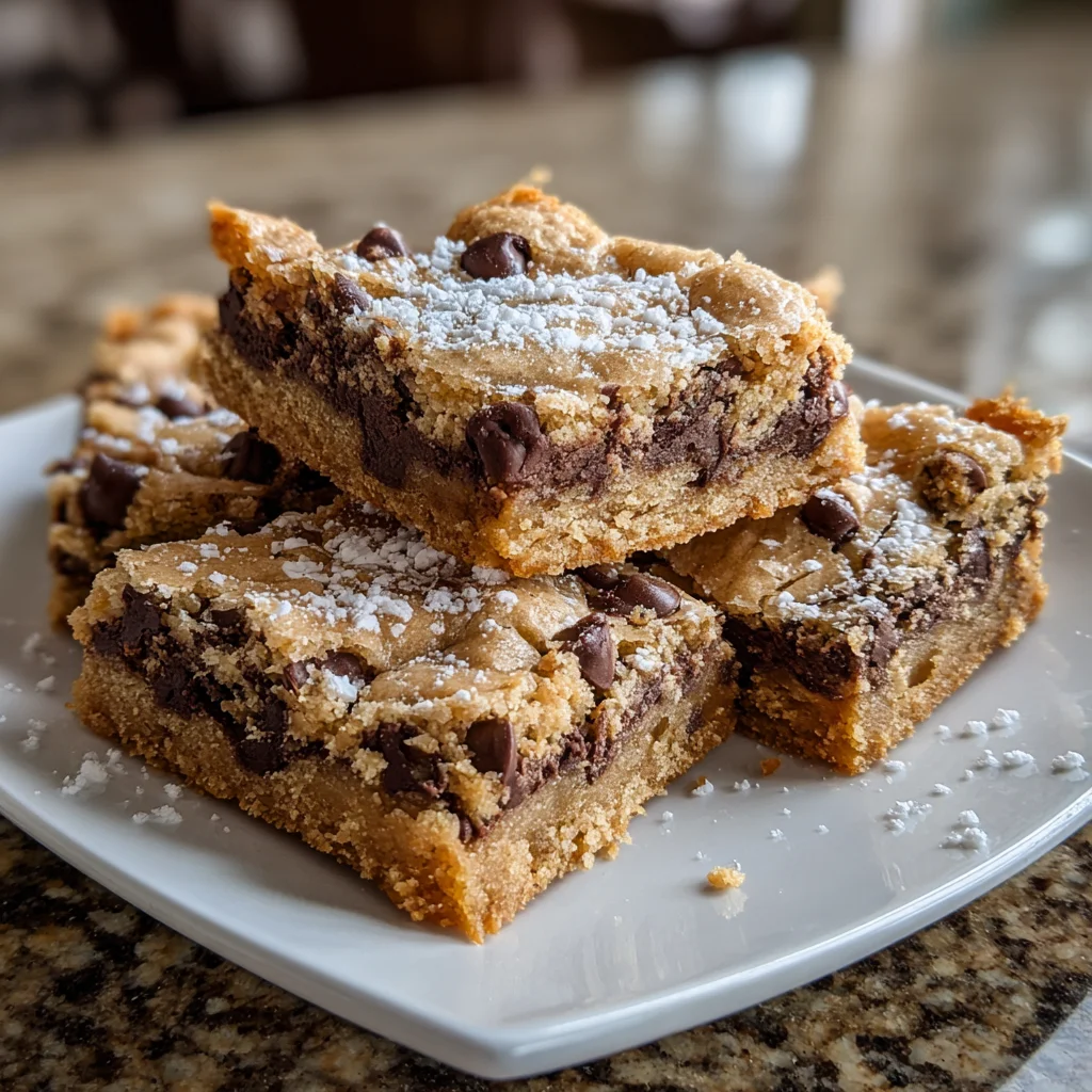 Chocolate Chocolate Chip Cookie Bars