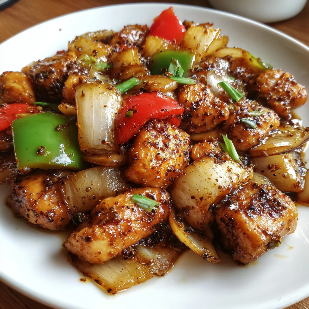 Black Pepper Chicken