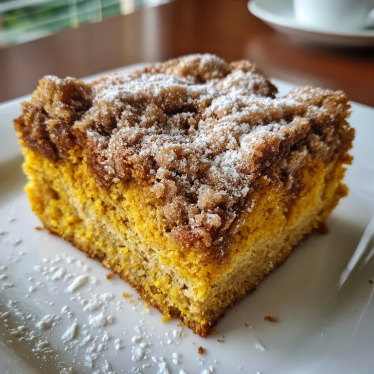 Pumpkin Spice Coffee Cake