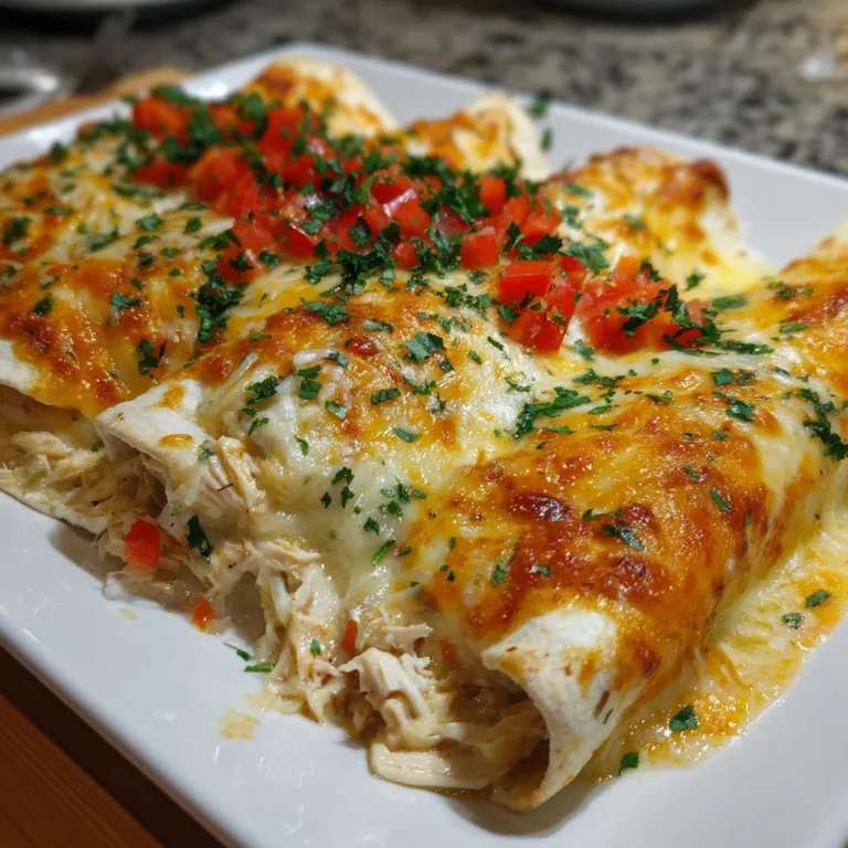 White Chicken Enchiladas Recipe