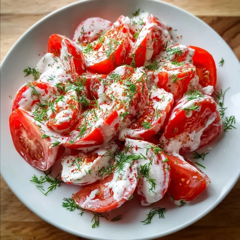 Tomato Garlic Salad