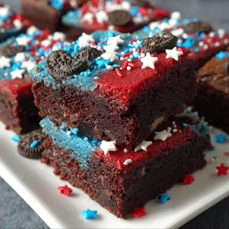 4th of July Brownies