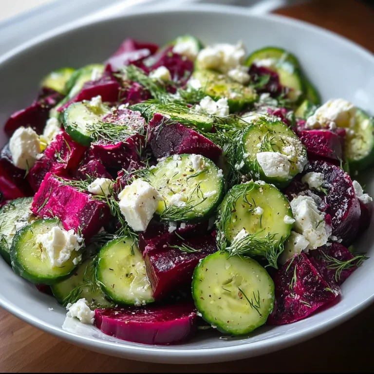 Fresh Beet Cucumber Salad