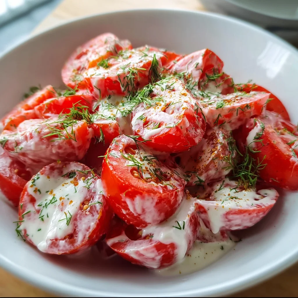 Tomato Garlic Salad