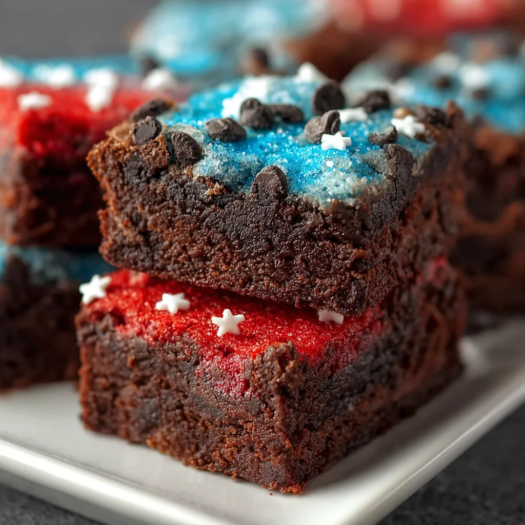 4th of July Brownies