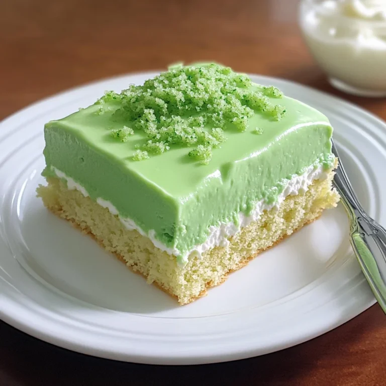 Green Cake Lime Cake: A Refreshing and Zesty Delight!