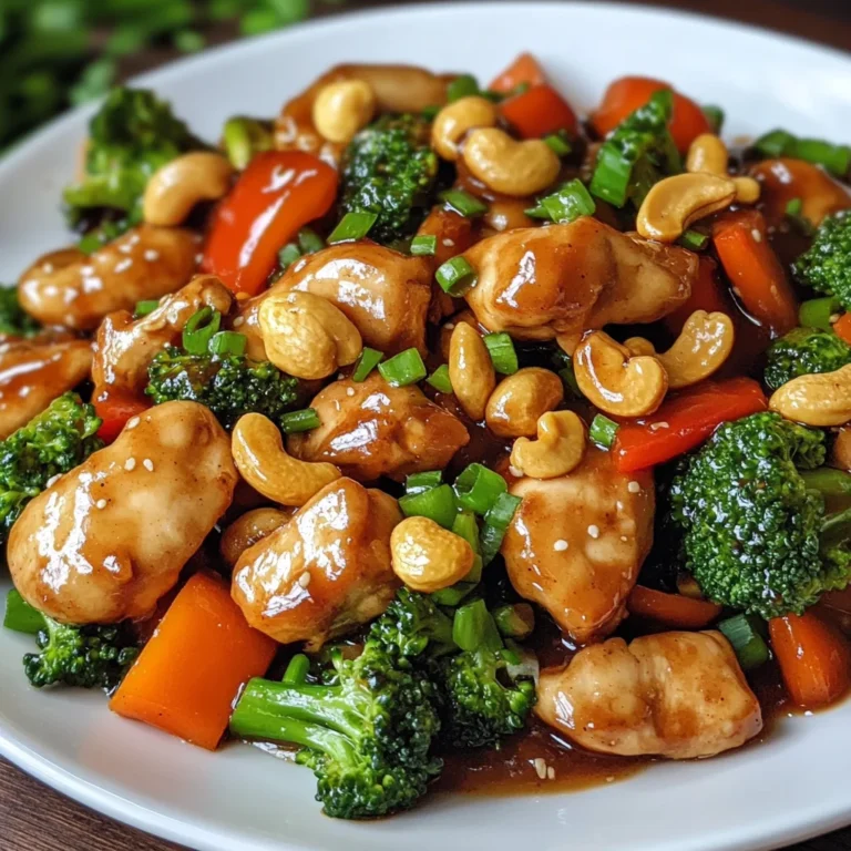 Thai Cashew Chicken – A Flavorful Stir-Fry Delight