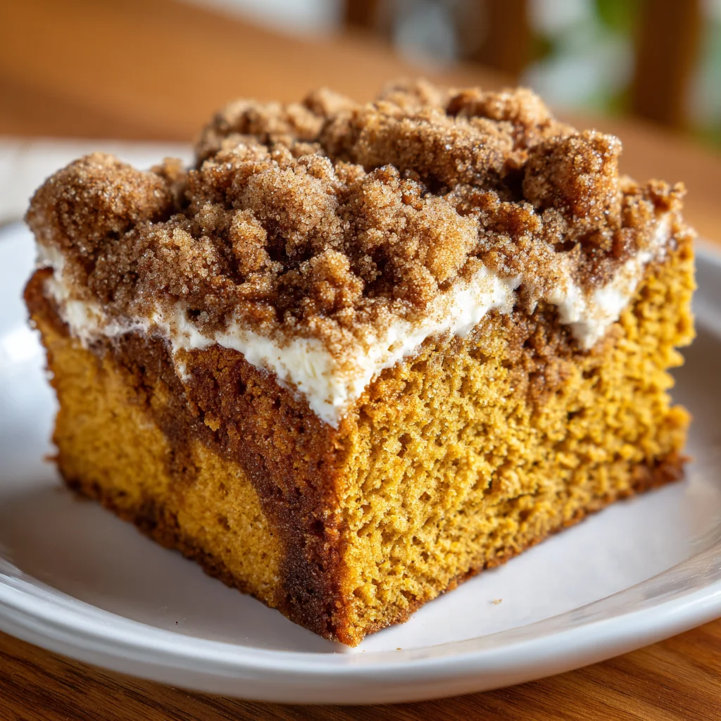 Pumpkin Spice Coffee Cake