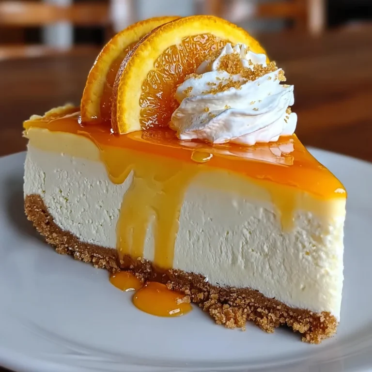 Citrus Marbled Creamy Cheesecake