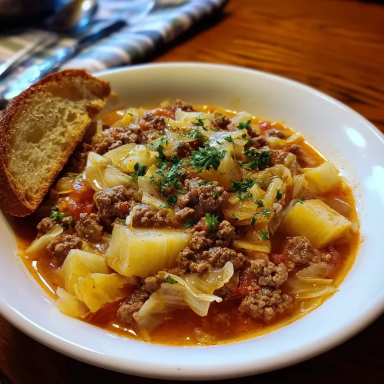 Polish Cabbage Roll Soup