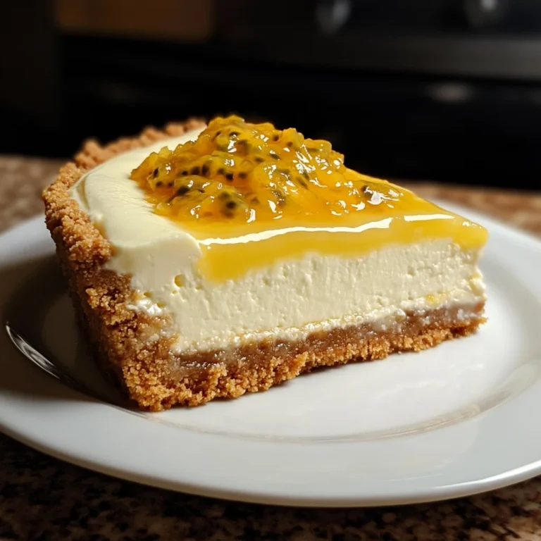 Passion Fruit Cheesecake