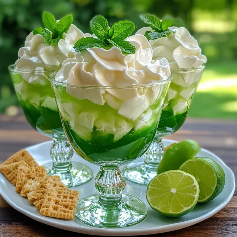 Lime Jello Parfaits – A Refreshing, Layered Dessert!