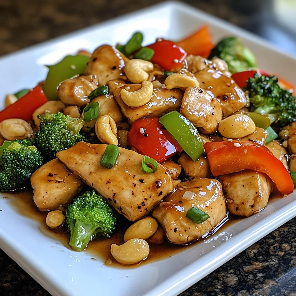 Thai Cashew Chicken – A Flavorful Stir-Fry Delight