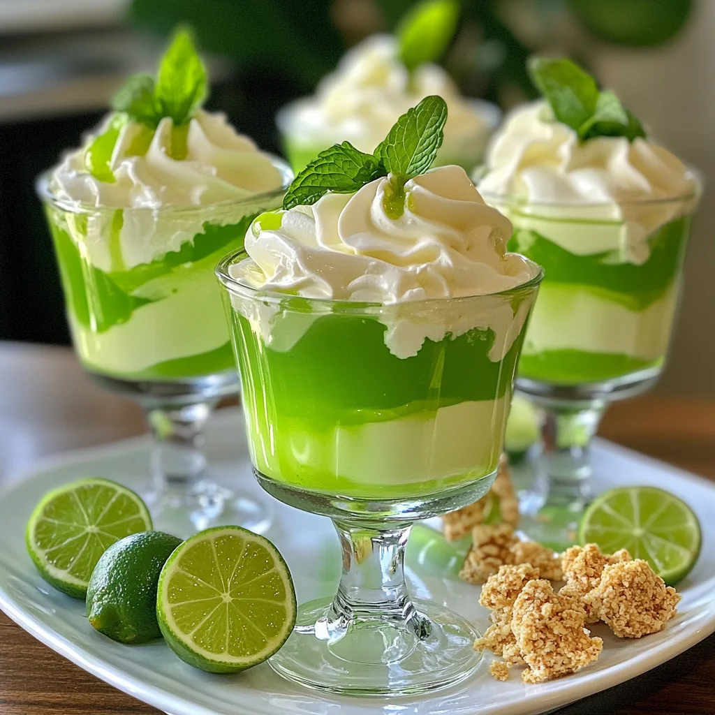 Lime Jello Parfaits – A Refreshing, Layered Dessert!