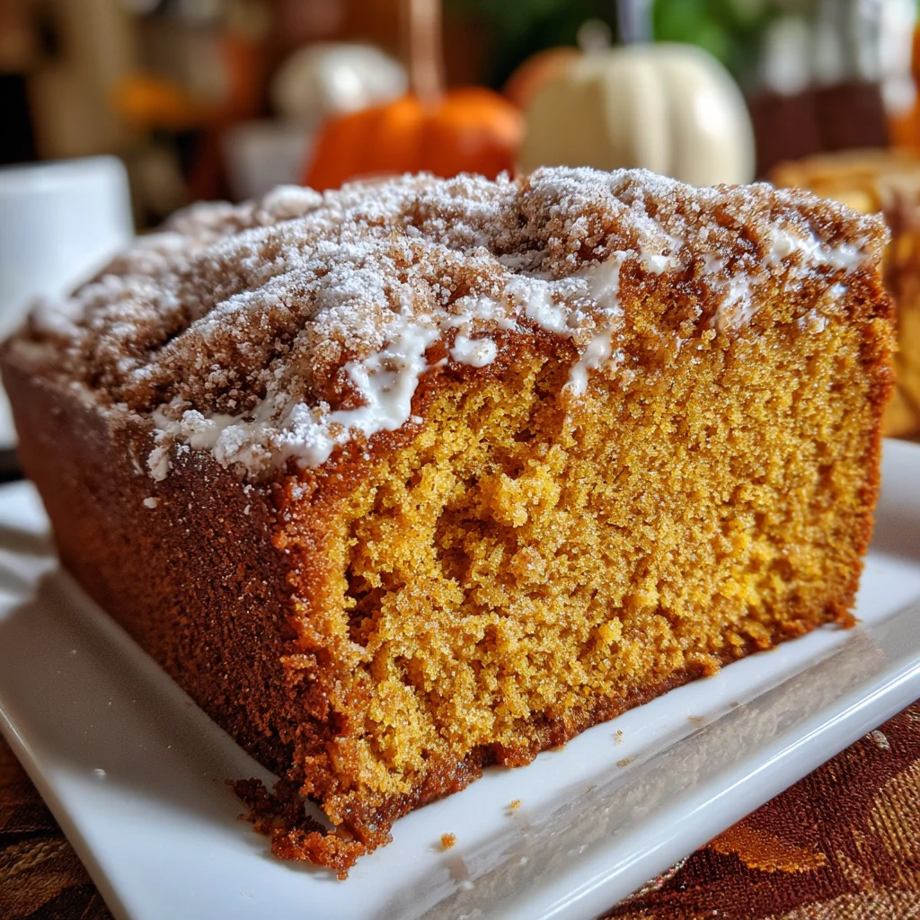 Pumpkin Spice Coffee Cake