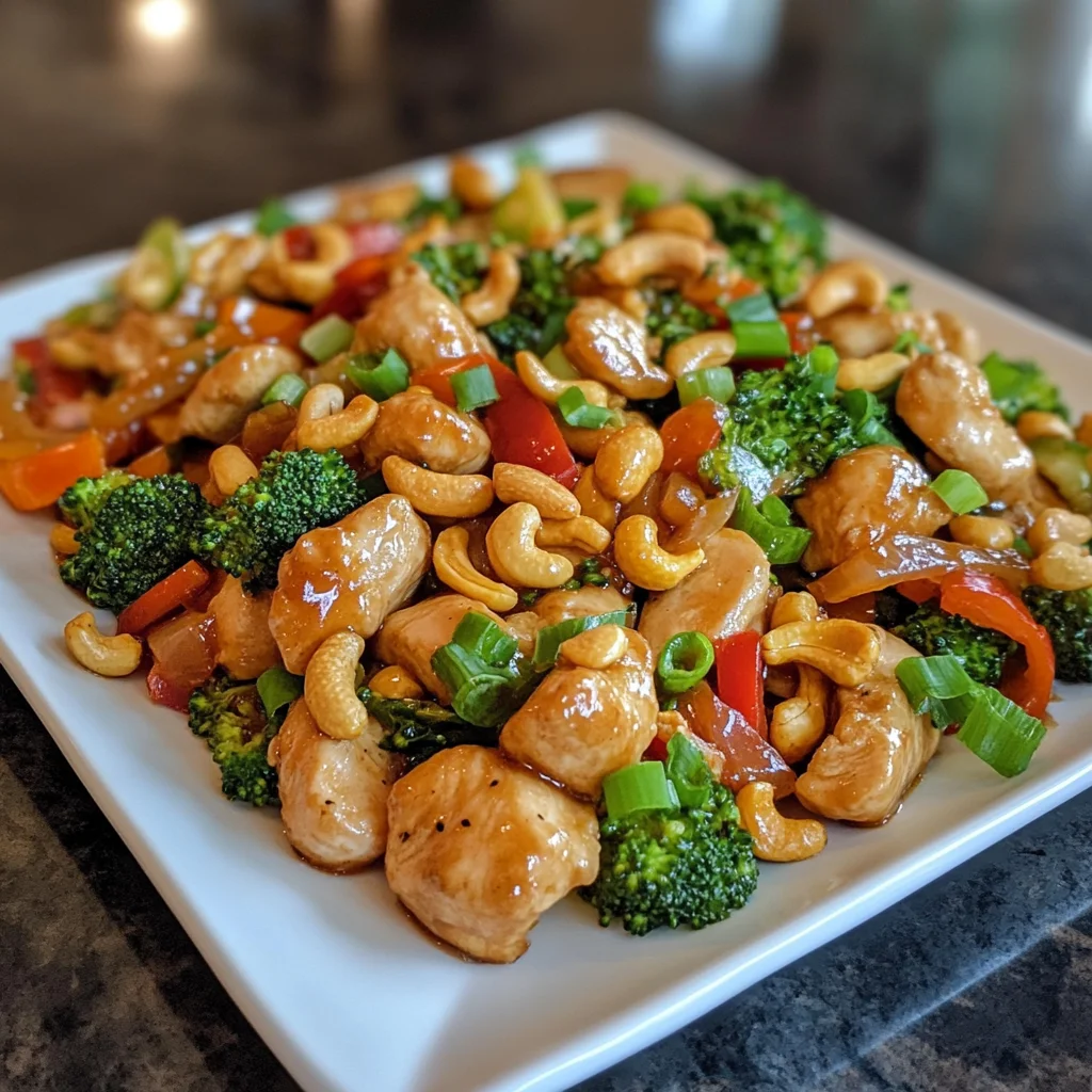 Thai Cashew Chicken – A Flavorful Stir-Fry Delight