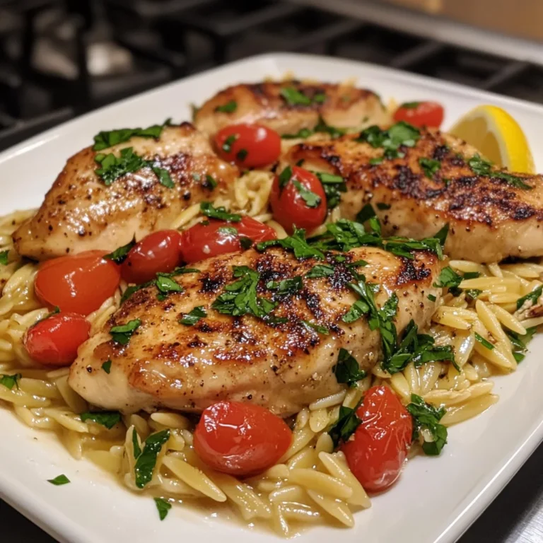 Lemon Chicken Orzo
