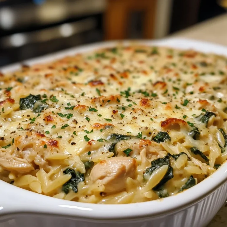 Chicken and Orzo Casserole