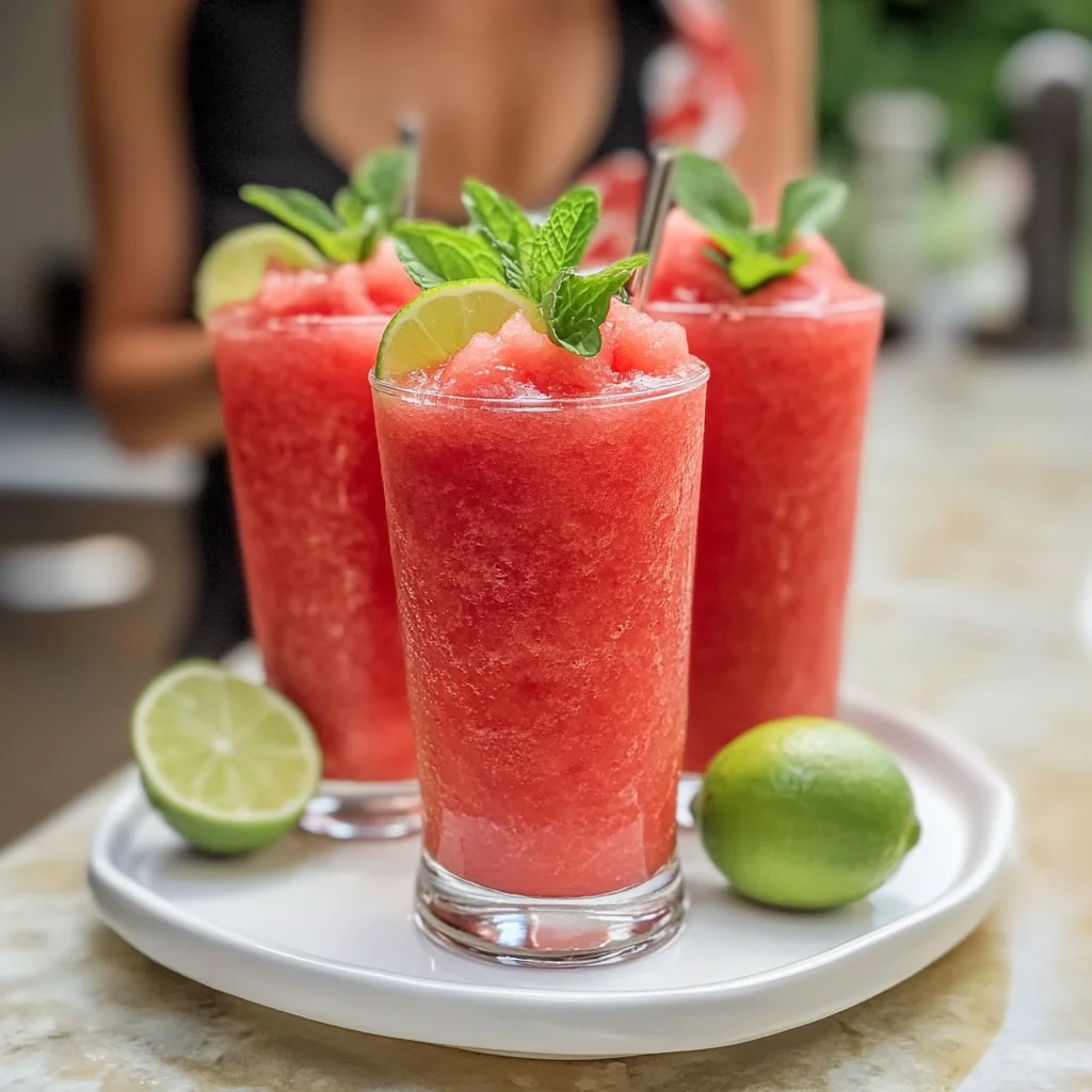 Watermelon Slushie Recipe
