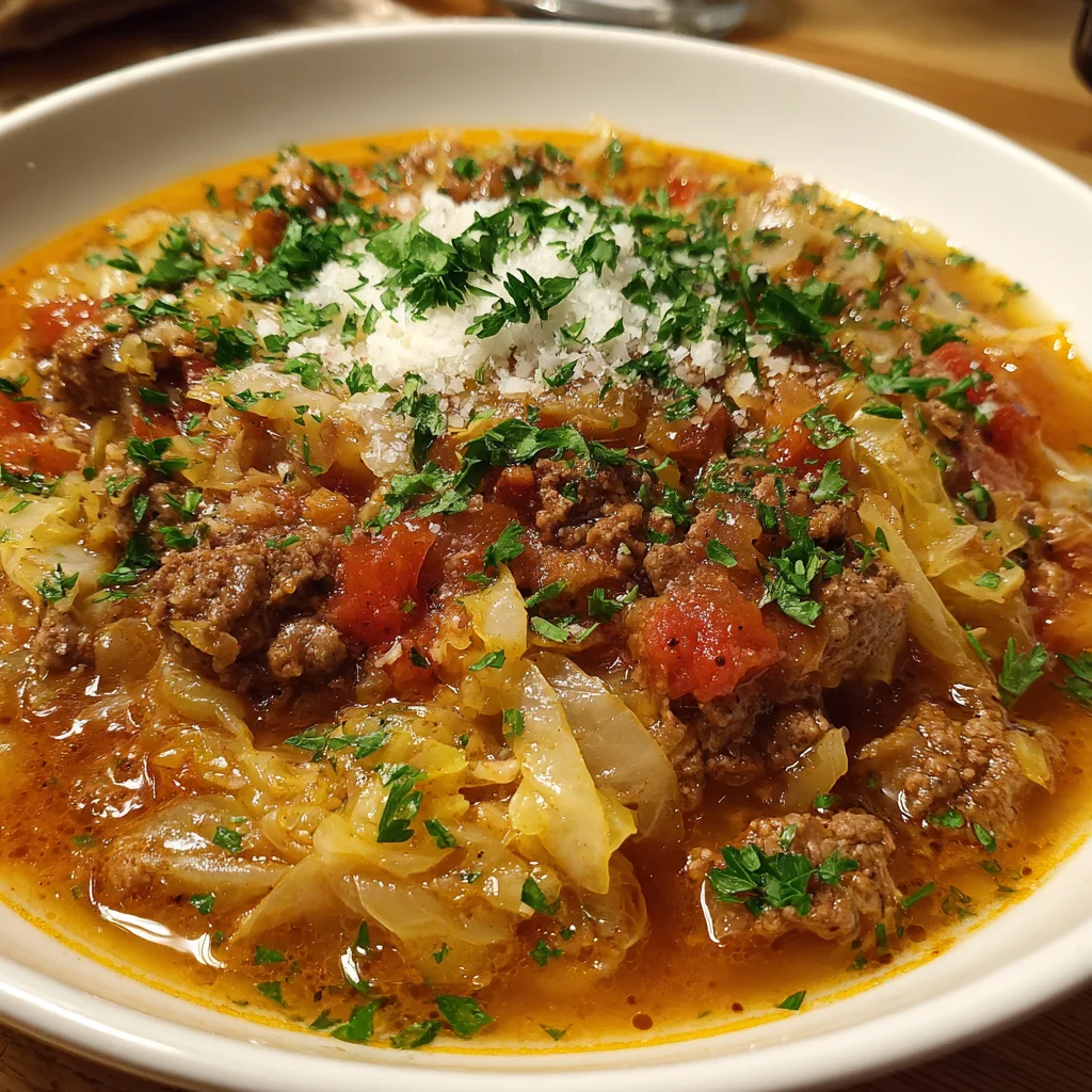 Polish Cabbage Roll Soup