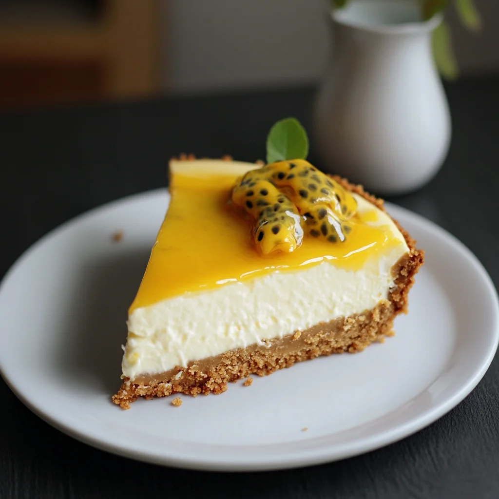 Passion Fruit Cheesecake