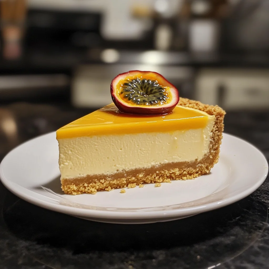 Passion Fruit Cheesecake