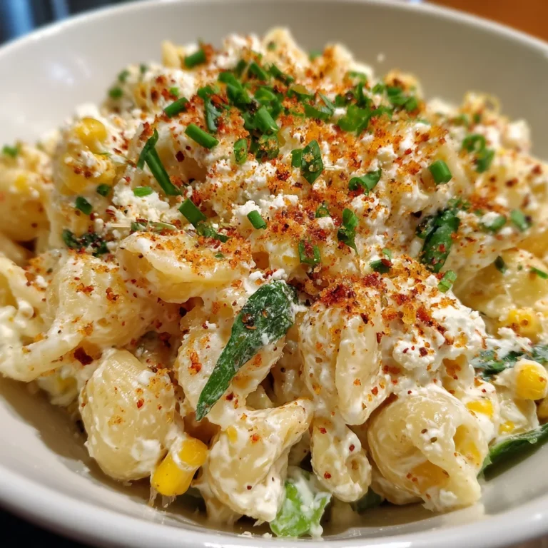 Creamy Street Corn Pasta Salad