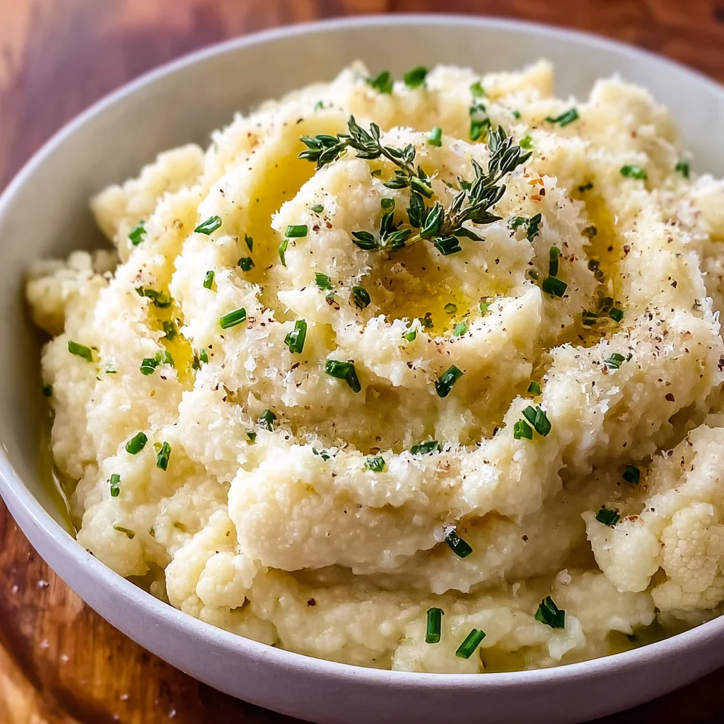 Creamy Mashed Cauliflower – A Velvety, Low-Carb Side Dish!