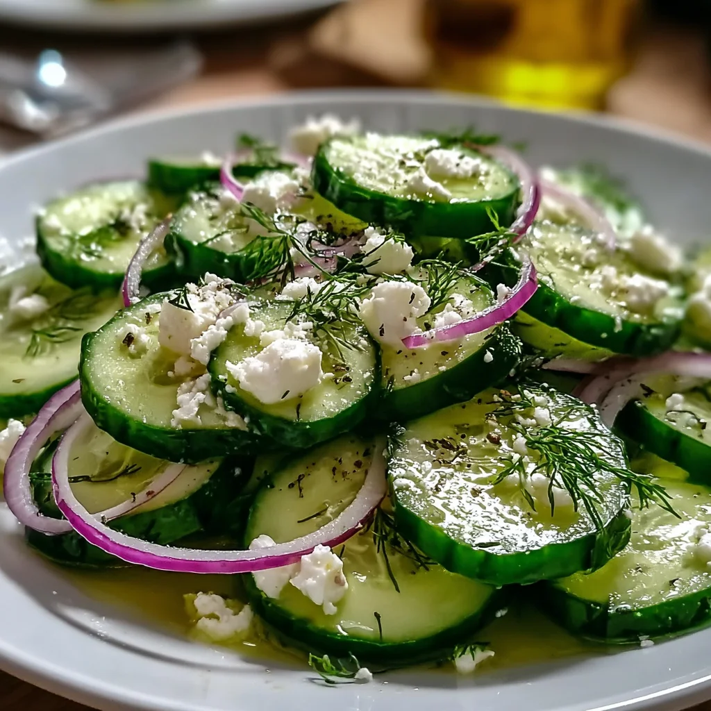Cucumber Feta Salad