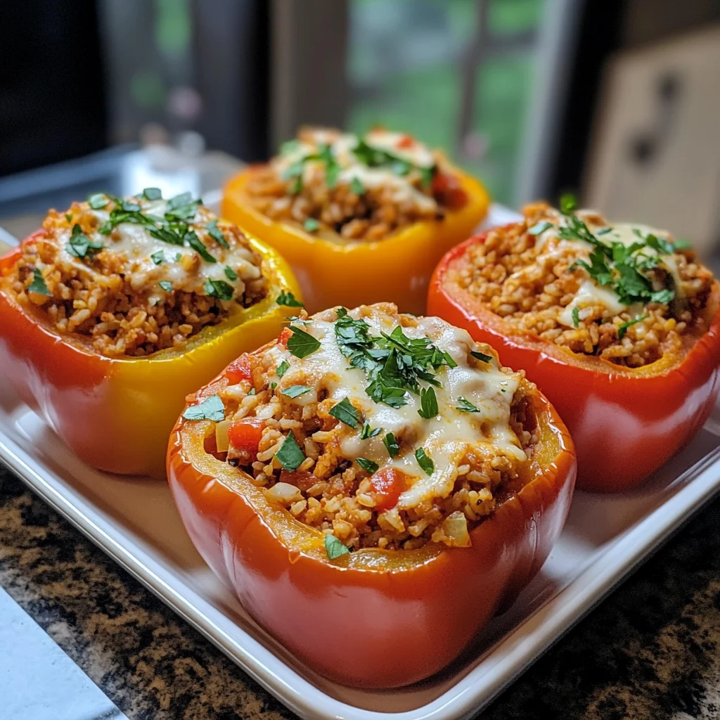 Turkey Stuffed Peppers