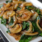 Spinach with Caramelized Onions