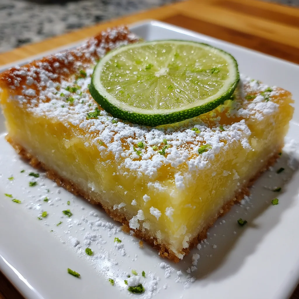 Zesty Lime Bars – A Refreshing Citrus Delight!