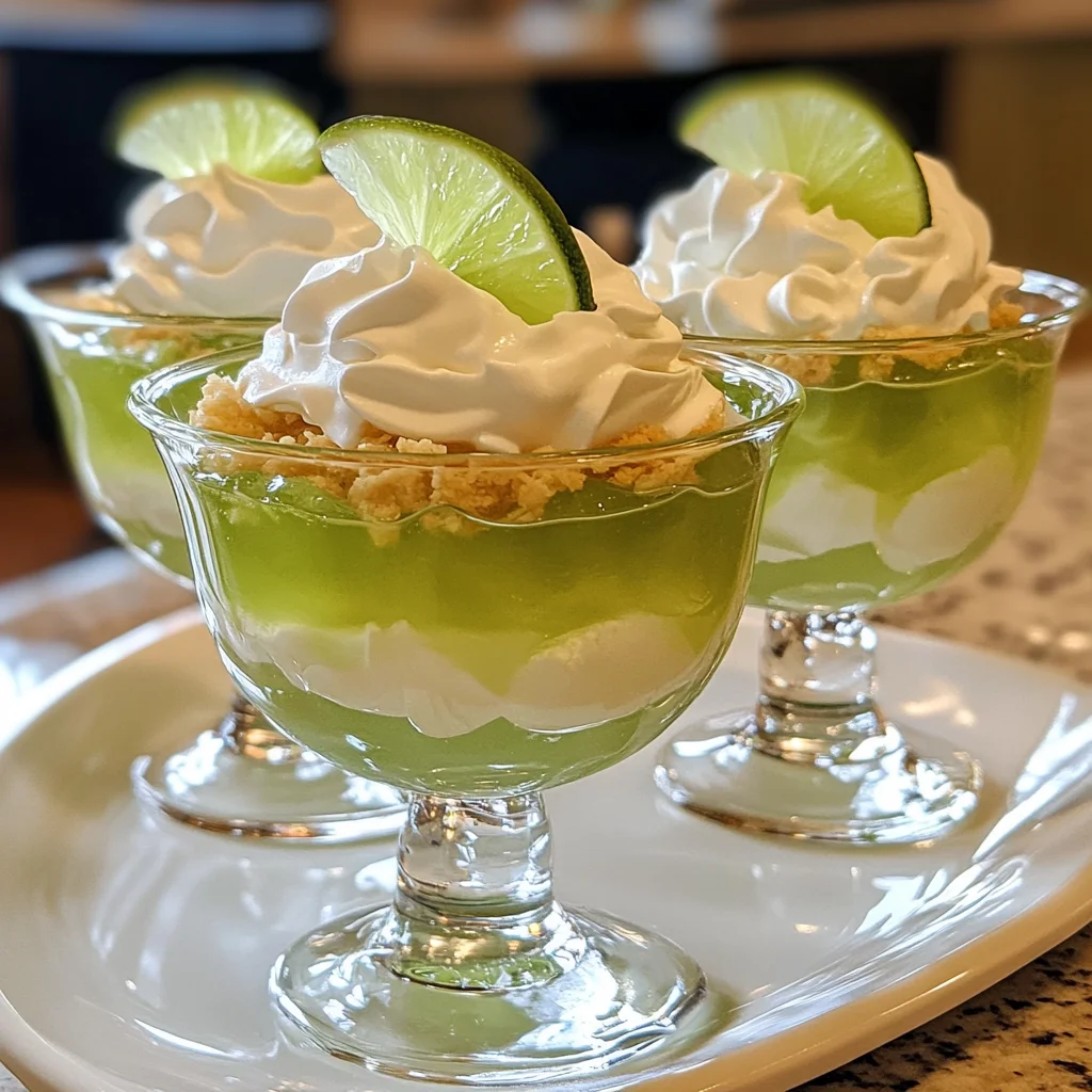 Lime Jello Parfaits – A Refreshing, Layered Dessert!