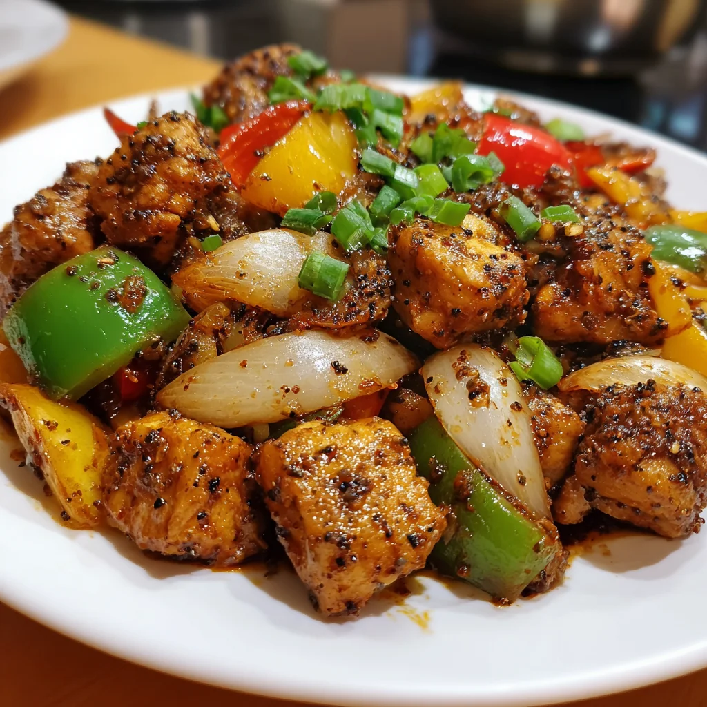 Black Pepper Chicken