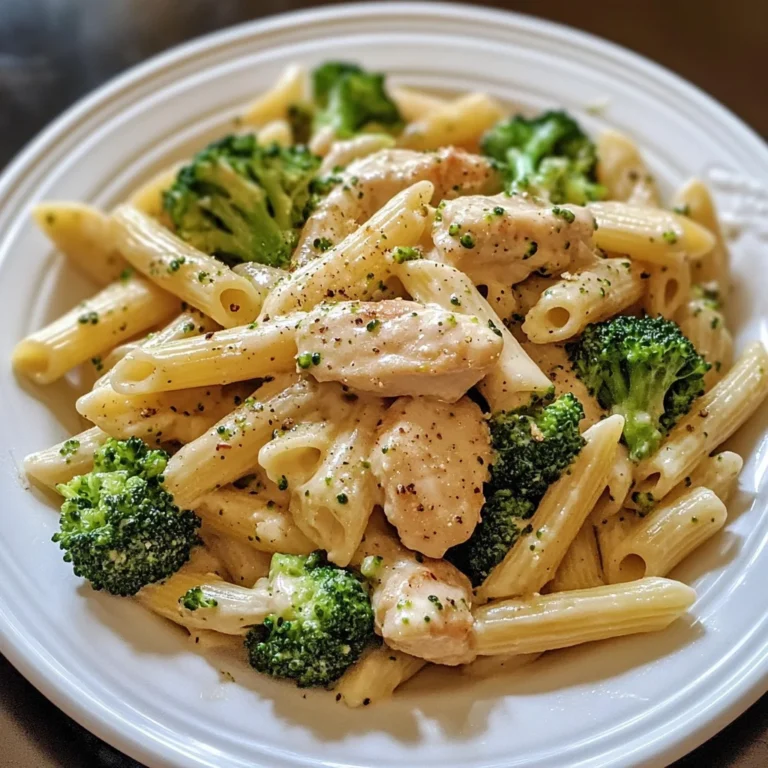 Creamy Broccoli and Chicken Penne: A Simple Delight!