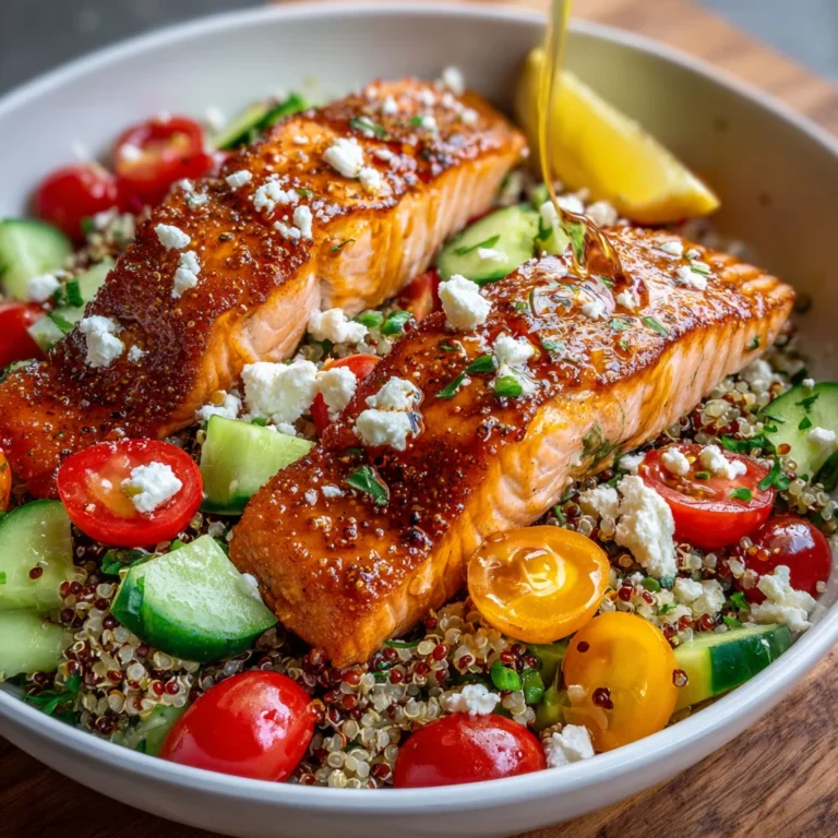 Fresh Mediterranean Salmon Bowl