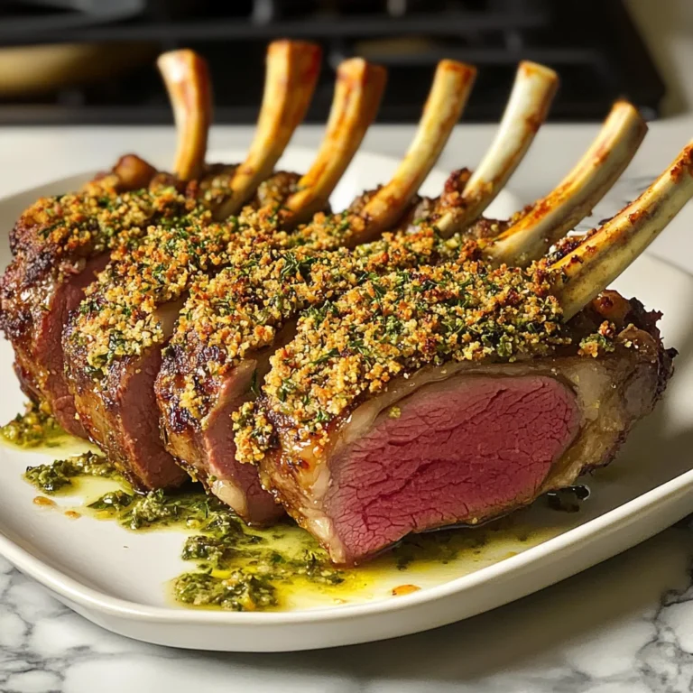 Herb-Crusted Rack of Lamb Recipe