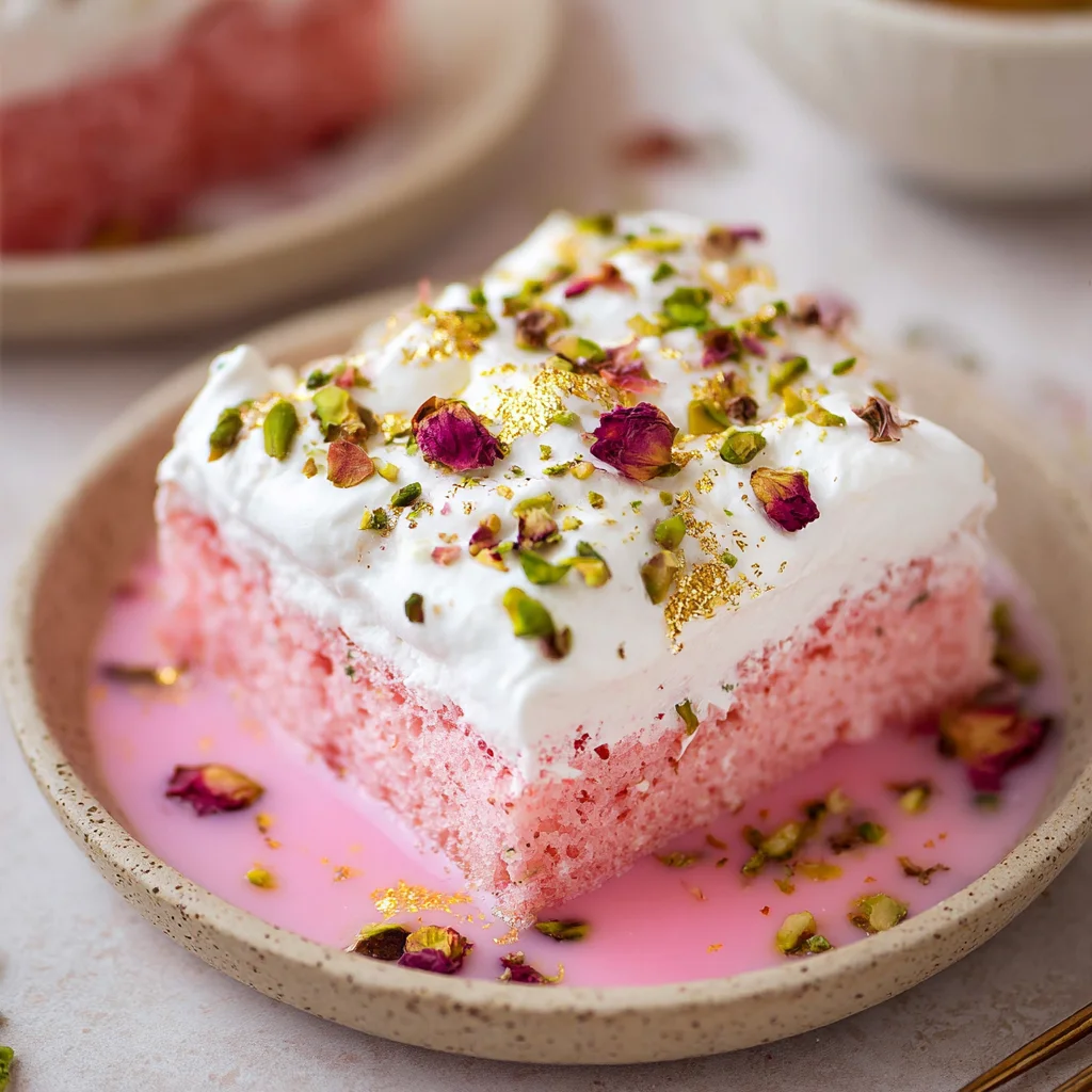 Rose Milk Cake – Dreamy, Fluffy & Blissfully Soaked!